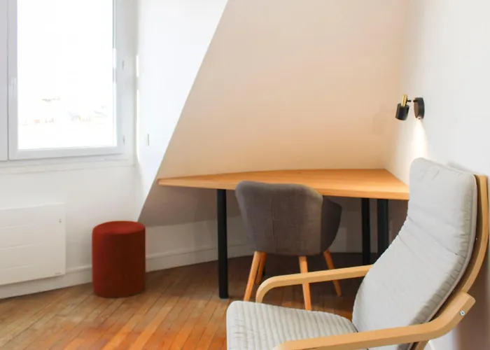 شقة Bright Parisian Escape With Breathtaking Views باريس